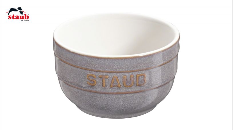 STAUB ヴィンテージカラー  ラウンドラムカン (アンティークグレー) 2個