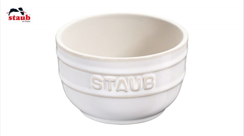 STAUB ヴィンテージカラー  ラウンドラムカン (アイボリー) 2個