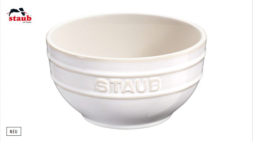 STAUB ヴィンテージカラー  ボウル (0.7 L、アイボリー) 1個