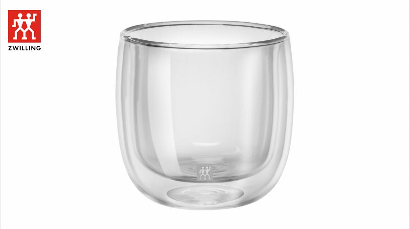 ZWILLING ツヴィリング ソレント ダブルウォールグラス (ティー用 、240ml) 2個