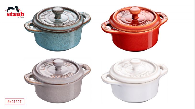 STAUB エクストラミニ ミニココットセット (ヴィンテージカラー) 4点セット 1個