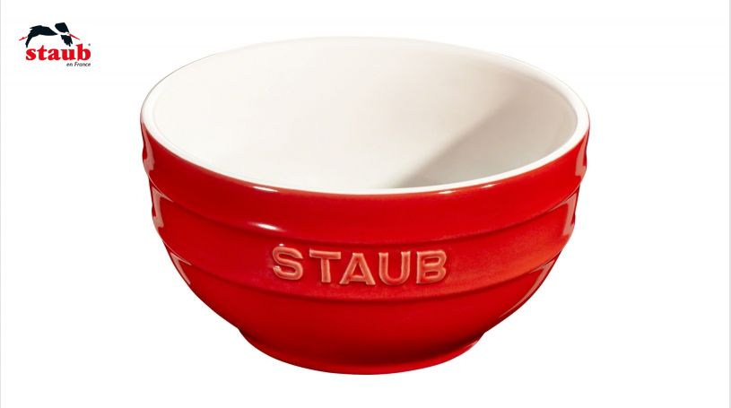 STAUB サービング ボウル (0.7 L、チェリーレッド) 1個