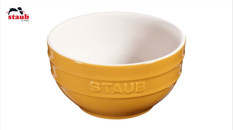 STAUB サービング ボウル (0.7 L、マスタード) 1個