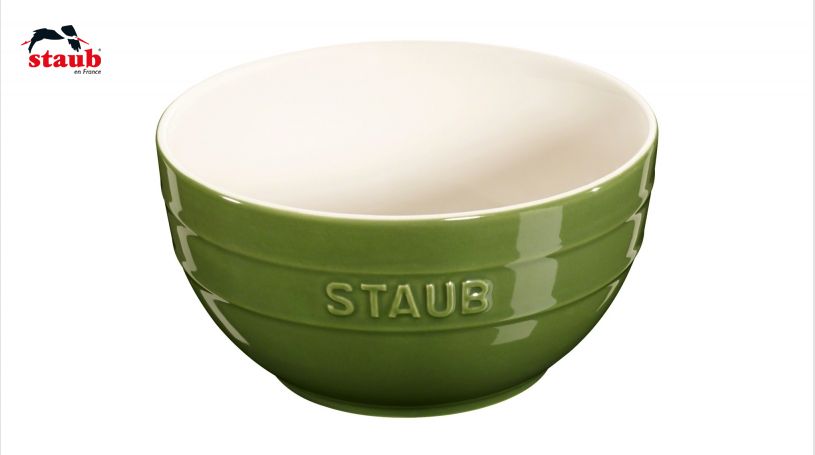 STAUB サービング ボウル (1.2 L、バジルグリーン) 1個