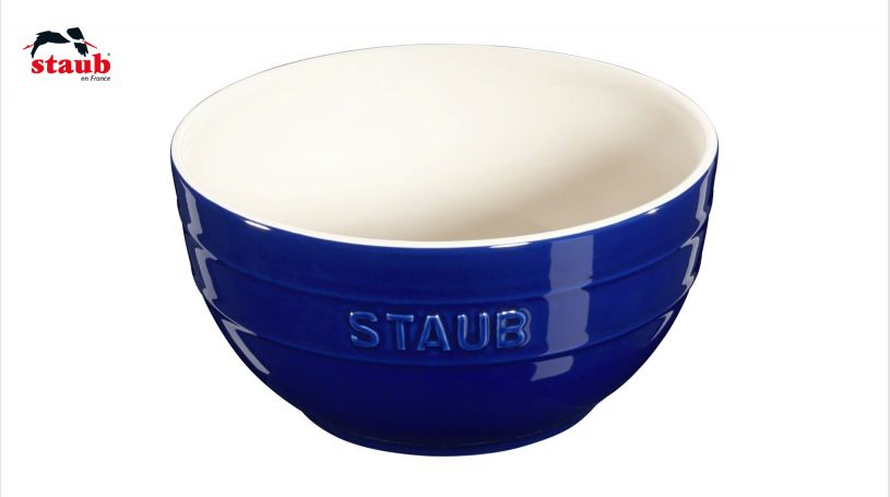 STAUB サービング ボウル (1.2 L、ダークブルー) 1個