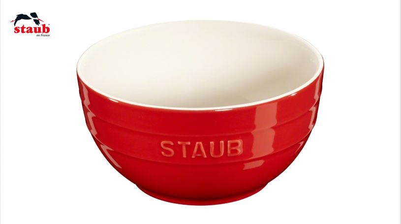 STAUB サービング ボウル (1.2 L、チェリーレッド) 1個