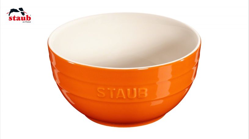 STAUB サービング ボウル (1.2 L、オレンジ) 1個