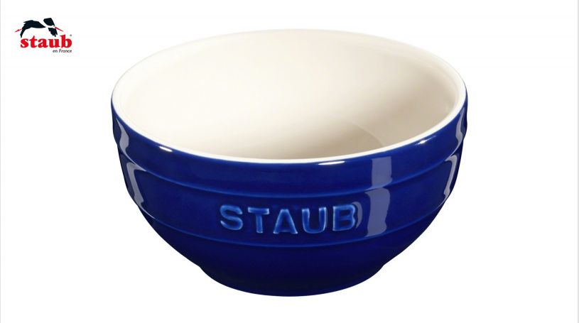 STAUB サービング ボウル (0.4 L、ダークブルー) 1個