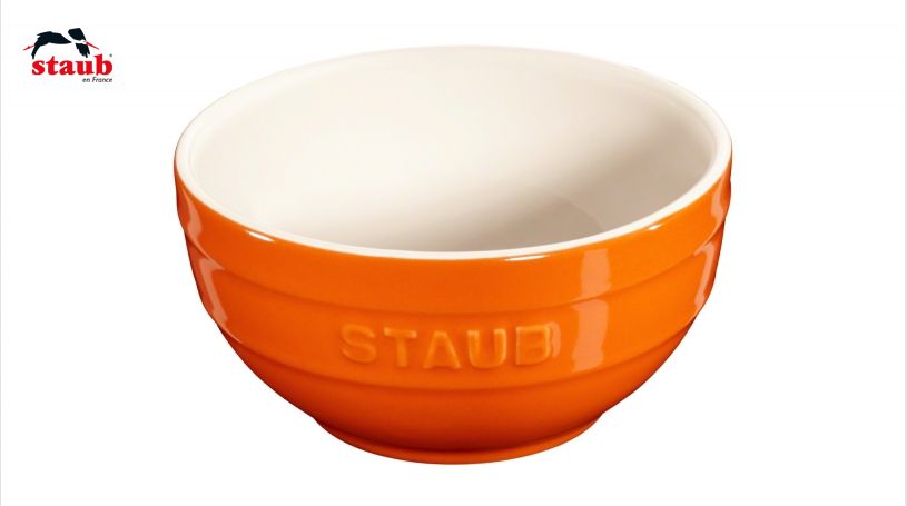 STAUB サービング ボウル (0.4 L、オレンジ) 1個