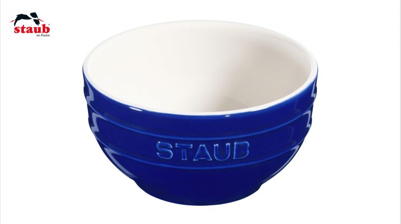 STAUB サービング ボウル (0.7 L、ダークブルー) 1個