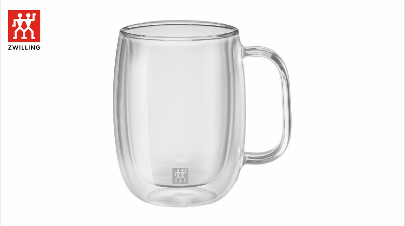 ZWILLING ツヴィリング ソレントプレス ウォールグラス (コーヒー用、355ml) 2個