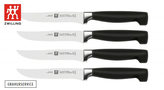 ツヴィリング(ZWILLING) ステーキセット 4点セット 無料刻印サービス付き 1個