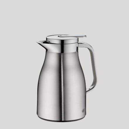 alfi アルフィ Skyline スカイライン 断熱ポット 0.65L、ステンレスマット (205)