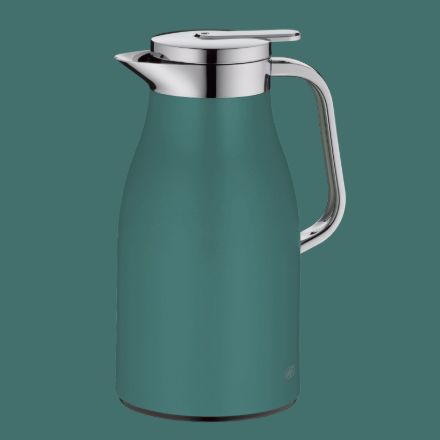 alfi アルフィ Skyline スカイライン 断熱ポット 1.00L、ボーホーグリーンマット (355)