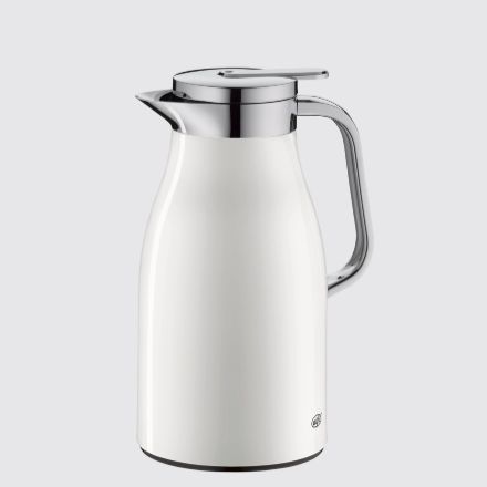 alfi アルフィ Skyline スカイライン 断熱ポット 1.00L、アルパインホワイトマット (211)