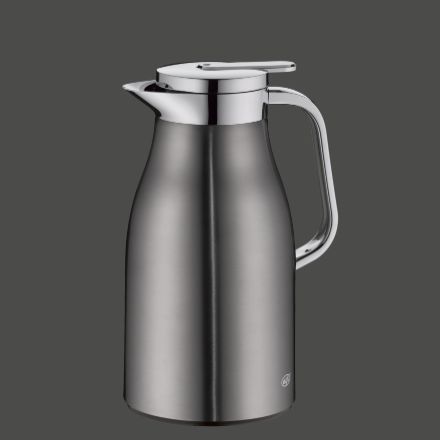 alfi アルフィ Skyline スカイライン 断熱ポット 1.00L、クールグレーマット (234)