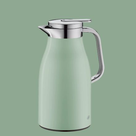 alfi アルフィ Skyline スカイライン 断熱ポット 1.00L、セラドングリーンマット (351)