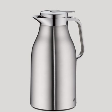 alfi アルフィ Skyline スカイライン 断熱ポット 1.50L、ステンレススチールマット (205)