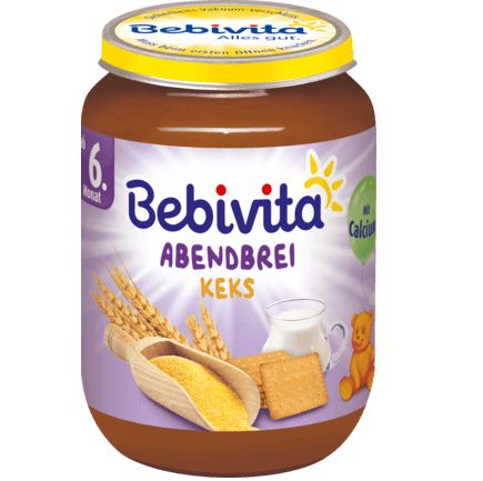 Bebivita 夕食用離乳食 ビスケット 6か月から 190g