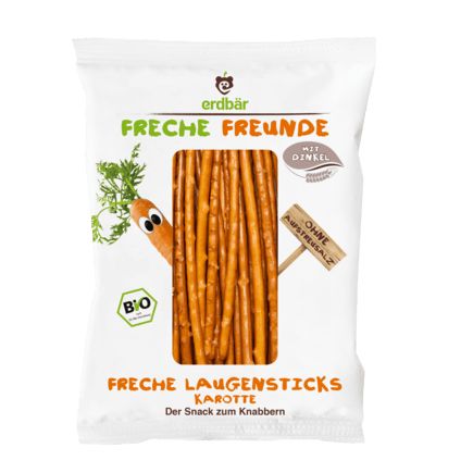 erdb?r Freche Freunde スナックライ麦スティック ニンジン 75g