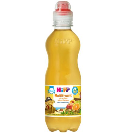 Hipp ジュース マルチ果物 ミネラルウォーター入り 1歳から 0.3l