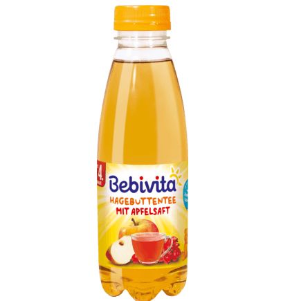 Bebivita ジュース ローズヒップティー リンゴジュース入り 4か月から 0.5l