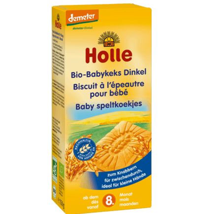 Holle baby food ベビービスケット スペルト小麦 8か月から 150g