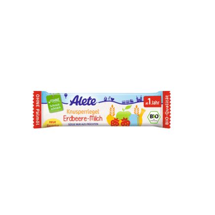 Alete クランキーバー イチゴ・ミルク 1歳から 25g