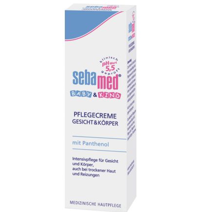 sebamed セバメド ケアクリーム 顔&身体用 ベビー&キッズ 75ml