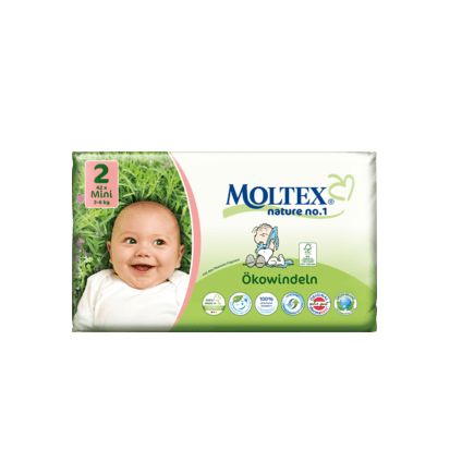 Moltex おむつ ネイチャーno.1 サイズ2(ミニ 3〜6kg) 38枚