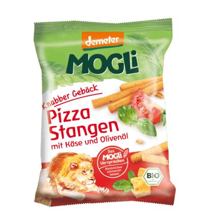 MOGLi スナック ペストリー ピザスティック チーズとオリーブオイル入り 75g