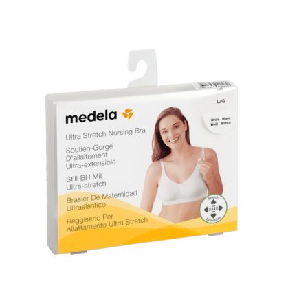 Medela 妊娠・授乳期用ブラ 白 サイズL 1枚