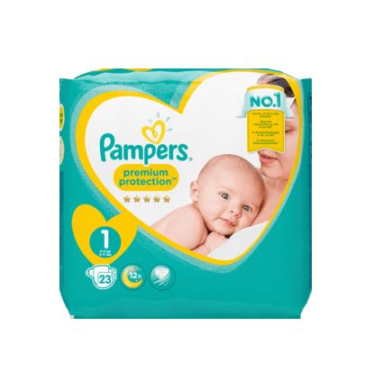 Pampers おむつ プロテクション 新生児用 サイズ1(新生児 2〜5kg) 23枚