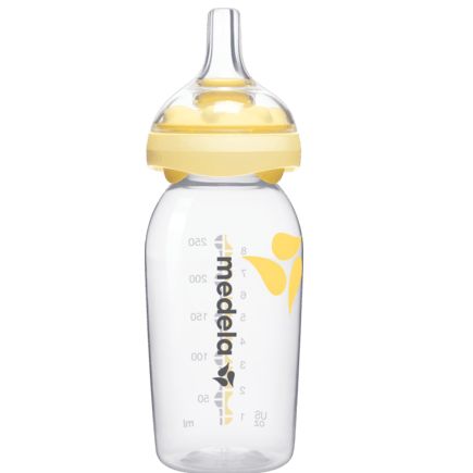 Medela 哺乳瓶 カルマ乳首付き 母乳用 250ml 1個