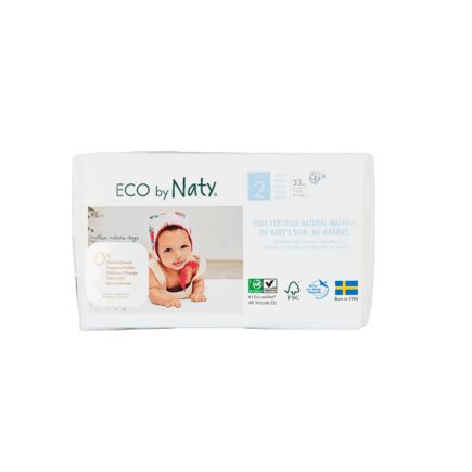 Naty おむつ Eco by Naty サイズ2(3〜6kg)33枚