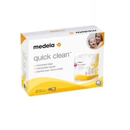 Medela 電子レンジ用バッグ クイッククリーン 5個