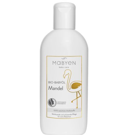 Mabyen オーガニック ベビーオイル アーモンド 200ml