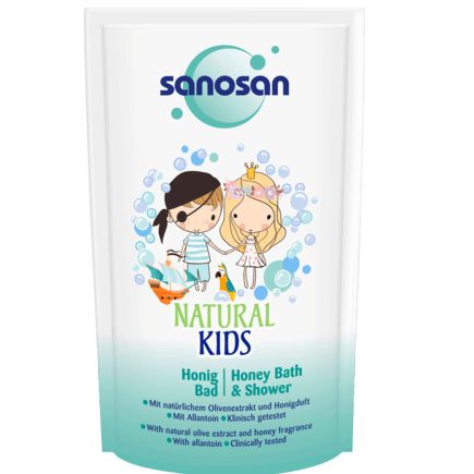 Sanosan 入浴剤 ナチュラルキッズ ハニーバス 40ml