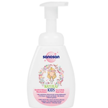 Sanosan ソープ ナチュラルキッズ 泡ソープ 女の子向け 250ml