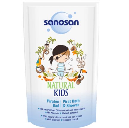 Sanosan 入浴剤 ナチュラルキッズ パイレーツバス 40ml