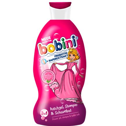 bobini キッズシャワージェル&シャンプー&バブルバス 3in1 330ml