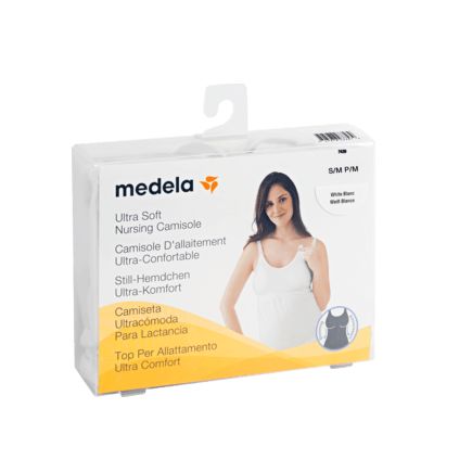 Medela 妊娠・授乳期用トップ 白 サイズS/M 1個