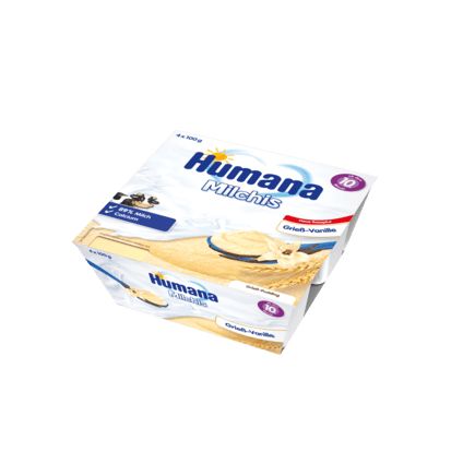 Humana Milchis セモリナ・バニラプディング 100g×4個(400g)