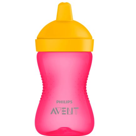 Avent 飲み口マグ ハード飲み口付き ピンク 1個