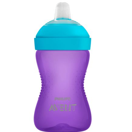 Avent 飲み口マグ ハード飲み口付き 紫 1個