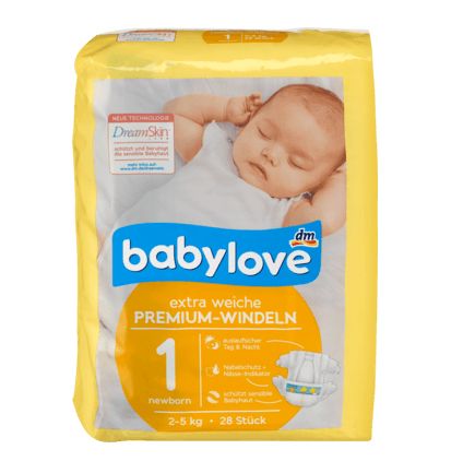 babylove おむつ プレミアム エクストラソフト サイズ1(新生児 2〜5kg) 28枚