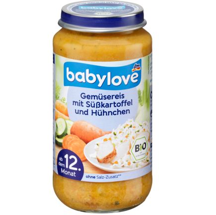 babylove キンダーメニュー 野菜ライス サツマイモと鶏肉入り 12か月 250g