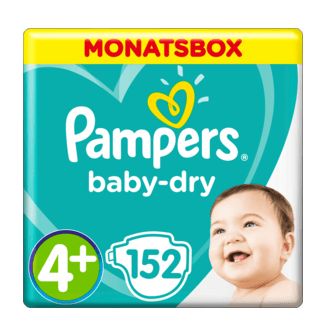 Pampers おむつ ドライ サイズ4+(マキシィプラス 9〜18 kg)  1ヵ月 152枚