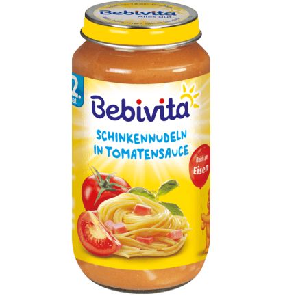 Bebivita キンダーメニュー トマトソースのハムパスタ 12か月から 250g