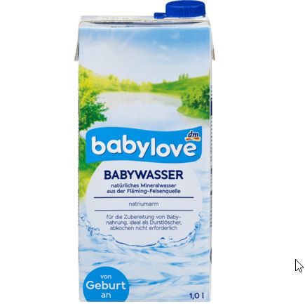 babylove ベビーウォーター 新生児から 1l